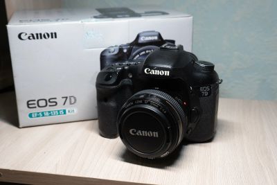 Лот: 16433352. Фото: 1. Фотоаппарат Canon 7D + объектив... Объективы