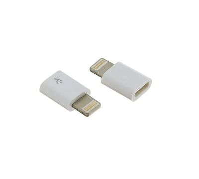 Лот: 13911775. Фото: 1. Переходник с micro-USB на Apple... Дата-кабели, переходники