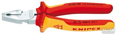 Лот: 8595069. Фото: 1. Плоскогубцы 180 мм VDE Knipex... Ручной инструмент