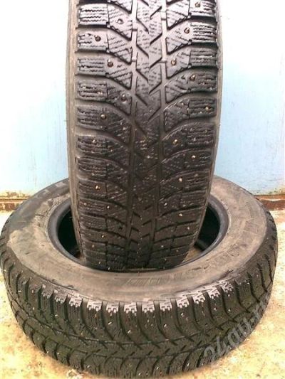 Лот: 546601. Фото: 1. Колеса шипованные Bridgestone... Шины