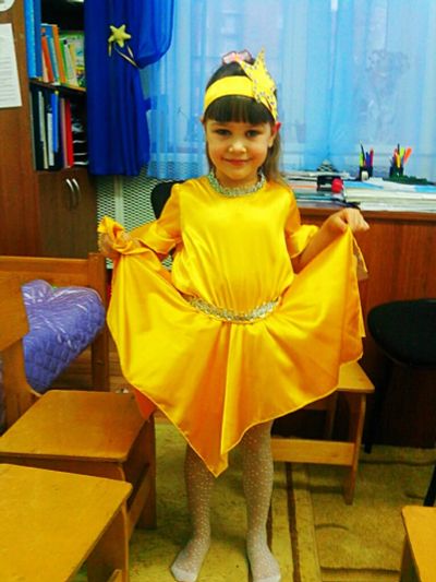 Лот: 6367993. Фото: 1. Костюм Звездочка 100-110см. Детские карнавальные, праздничные костюмы