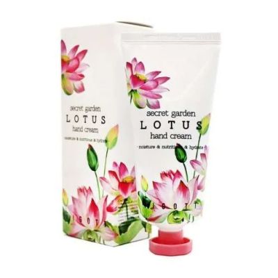 Лот: 20531969. Фото: 1. Крем д/рук JIGOT Lotus с экстрактом... Уход за телом