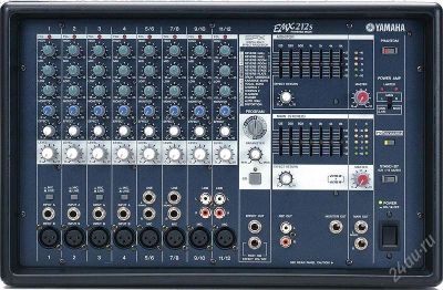 Лот: 1804557. Фото: 1. Yamaha EMX-212S микшер с усилителем... Микшеры, предусилители, микрофонные эффекты