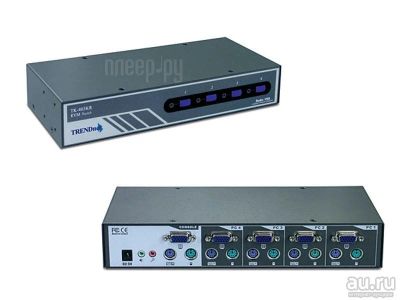 Лот: 13516220. Фото: 1. Переключатель TRENDnet TK-403KR... Коммутаторы