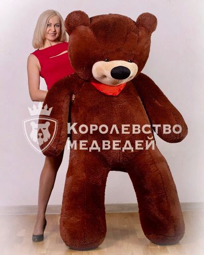 Лот: 12427735. Фото: 1. Гигантский мягкий плюшевый медведь. Мягкие