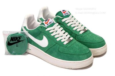 Лот: 4172868. Фото: 1. nike air force 1 зеленые 42. Кеды, кроссовки, слипоны