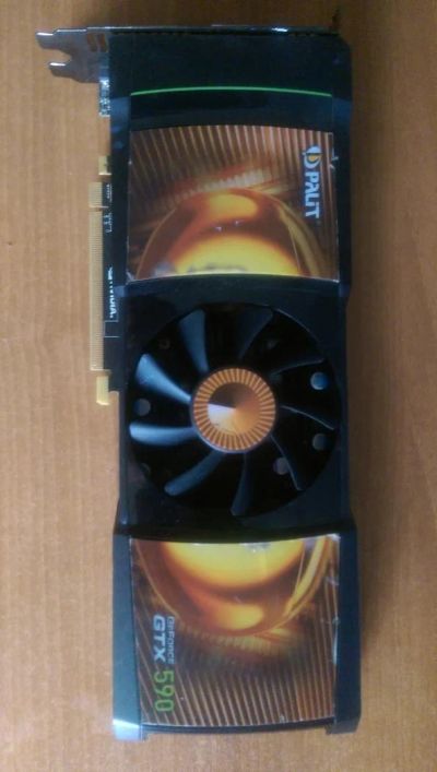 Лот: 11402846. Фото: 1. nvidia gtx 590 не майнилась. Видеокарты