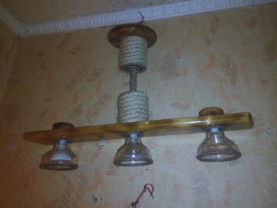 Лот: 10448133. Фото: 1. Люстра 3 ручной работы, плафоны... Другое освещение