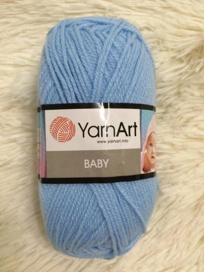 Лот: 9825804. Фото: 1. Пряжа Yarnart Baby , Акрил-100... Ткани, нитки, пряжа