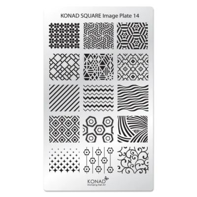 Лот: 7404622. Фото: 1. Пластина KONAD Square Plate (стемпинг... Украшения, дизайн ногтей