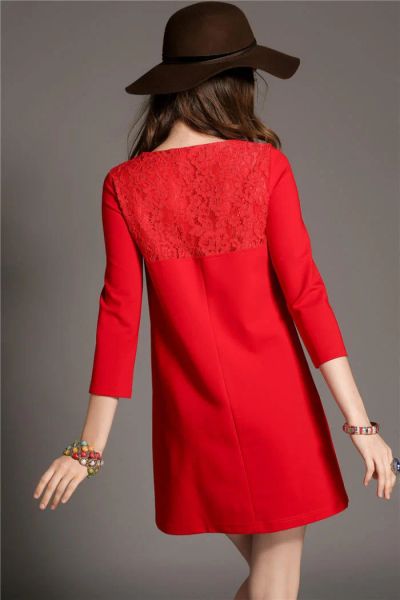 Лот: 8885389. Фото: 1. Красное мини платье. Размер 44. Платья