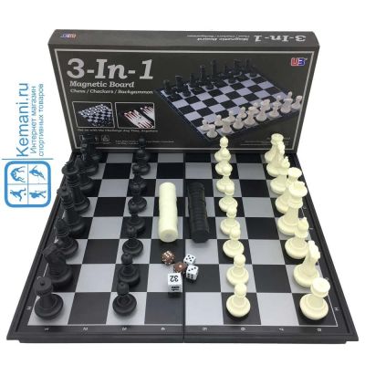 Лот: 16859078. Фото: 1. Шахматы 3 в 1(шахматы, шашки... Шахматы, шашки, нарды