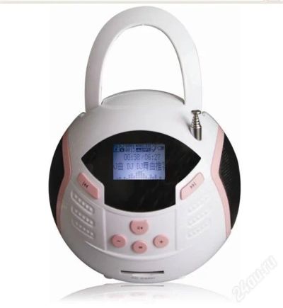 Лот: 1133385. Фото: 1. Портативный музыкальный цент USB... Музыкальные центры, магнитолы