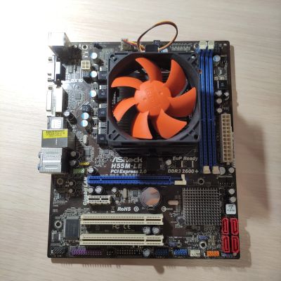 Лот: 19628179. Фото: 1. Комплект i5 760 + ASRock H55M-LE. Комплекты запчастей