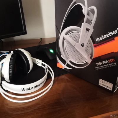 Лот: 13655697. Фото: 1. Наушники SteelSeries Siberia 200. Наушники, гарнитуры