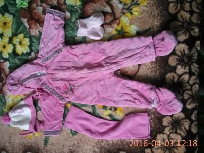 Лот: 7250980. Фото: 1. комплект для малышки. Костюмы, пиджаки, комбинезоны