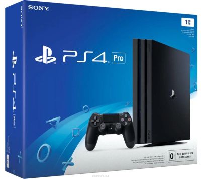 Лот: 9786341. Фото: 1. Sony PlayStation 4 Pro (1 TB... Игровые приставки, консоли