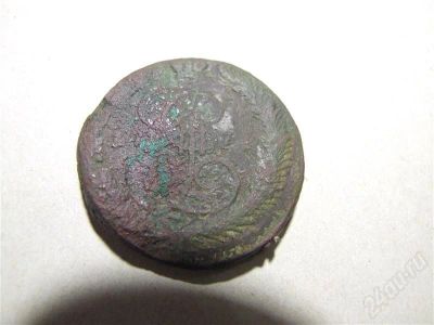 Лот: 698443. Фото: 1. 5 копеек 1771 Екатерина 2, медный... Россия до 1917 года