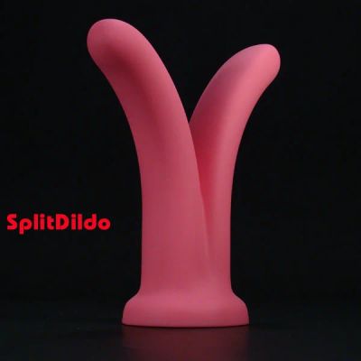 Лот: 4514621. Фото: 1. SplitDildo, Розовый. Игрушки