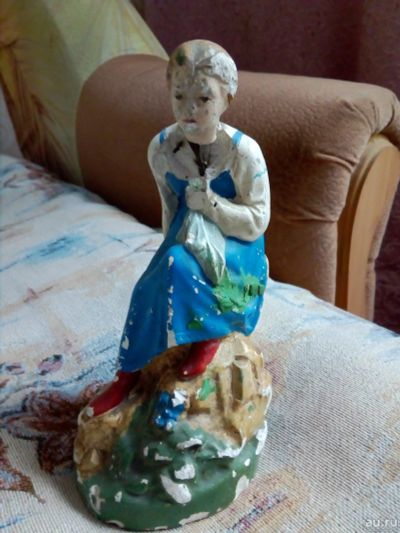 Лот: 18081076. Фото: 1. Статуэтка СССР. Под реставрацию. Фигурки, статуэтки