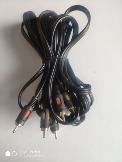 Лот: 24988293. Фото: 1. кабель 3rca-3rca 5 м. Другое (тв и видео)