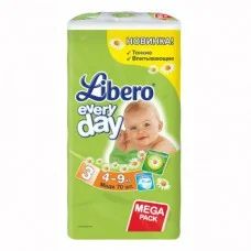 Лот: 4270839. Фото: 1. Подгузники Libero Everyday Midi... Детская гигиена