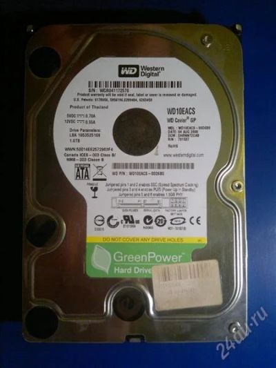 Лот: 1397618. Фото: 1. Жесткий диск 1 терабайт (1000Gb... Жёсткие диски (HDD)