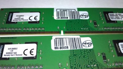 Лот: 6067573. Фото: 1. Kingston DDR3 2*2GB (KVR13N9S6... Оперативная память