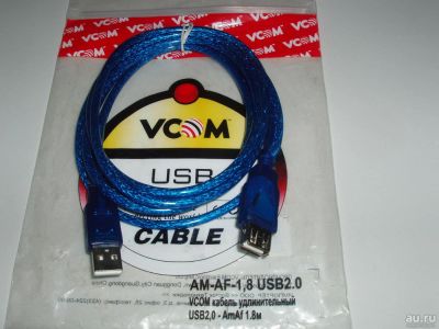 Лот: 9031926. Фото: 1. Кабель - удлинитель USB 2.0 AM... Шлейфы, кабели, переходники