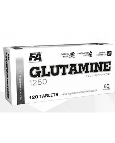 Лот: 11050921. Фото: 1. Glutamine 1250 120 таб. Fitness... Спортивное питание, витамины