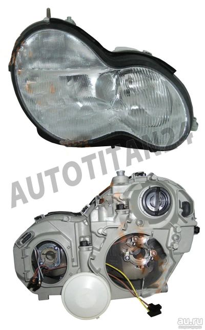 Лот: 12830357. Фото: 1. Фара Mercedes-Benz C класс W203... Оптика и освещение