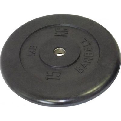 Лот: 22369044. Фото: 1. Диск обрезиненный 15 кг MB Barbell... Штанги, блины