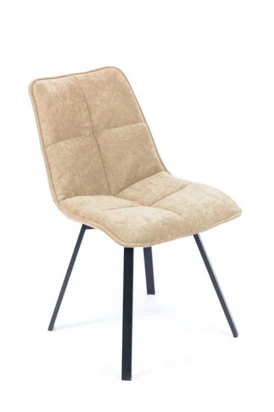 Лот: 20986633. Фото: 1. Стул A102-P ткань CREAM CL30/каркас... Столы, стулья, обеденные группы