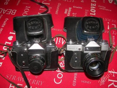 Лот: 196249. Фото: 1. 2 сломанных зенита. Плёночные компактные