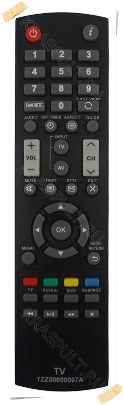 Лот: 15904996. Фото: 1. Пульт PANASONIC TZZ00000007A. Пульты ДУ
