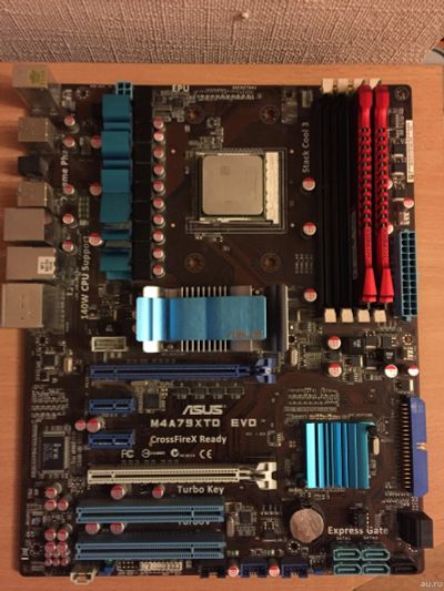 Лот: 13620674. Фото: 1. Материнская плата Asus M4A79XTD... Материнские платы