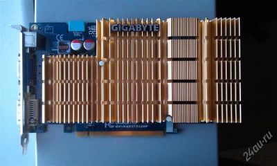 Лот: 2080738. Фото: 1. Gigabyte GeForce 8500GT Пассивное... Видеокарты
