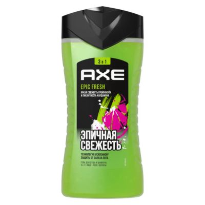 Лот: 24093641. Фото: 1. Гель для душа Axe, Epic Fresh... Уход за телом