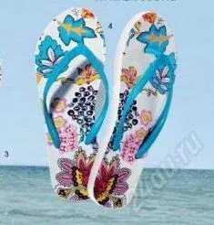 Лот: 1049015. Фото: 1. Пляжные тапочки "Отдых на Гавайях... Другое (женская обувь)