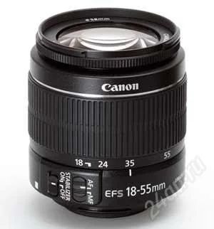 Лот: 2183632. Фото: 1. Canon EF-S 18-55 мм II IS. Объективы
