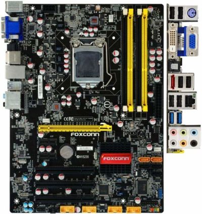 Лот: 17964619. Фото: 1. Материнская плата Foxconn H67A-S... Материнские платы