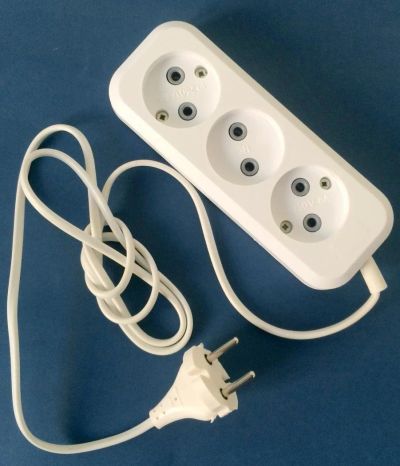 Лот: 5535280. Фото: 1. 🔌 Удлинитель сетевой электрический... Удлинители, тройники, сетевые фильтры