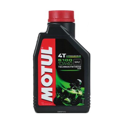 Лот: 12498130. Фото: 1. MOTUL 5100 4T 10W40, 1л. Масла, жидкости