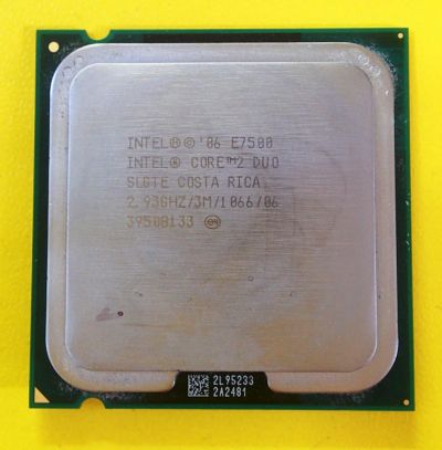 Лот: 11077480. Фото: 1. процессор intel core 2 duo e7500... Процессоры