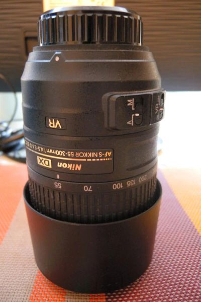Лот: 6471241. Фото: 1. Nikon 55-300mm f/4.5-5.6G ED DX... Объективы