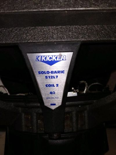 Лот: 14121210. Фото: 1. Kicker Solo-baric L7 S12. Сабвуферы