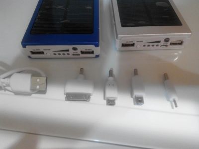 Лот: 4875496. Фото: 1. Solar Power Bank 100000 mAh внешнее... Зарядные устройства, блоки питания, адаптеры сетевые для смартфонов
