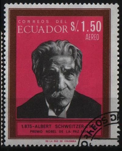 Лот: 8491166. Фото: 1. Эквадор 1967г A.Schweitzer. Марки