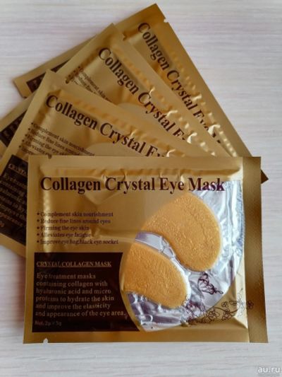 Лот: 16865172. Фото: 1. Патчи для глаз Collagen Crystal. Уход за лицом 