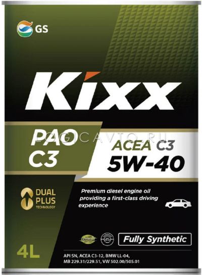 Лот: 12567448. Фото: 1. Kixx PAO, 5W-40, 4L. Масла, жидкости
